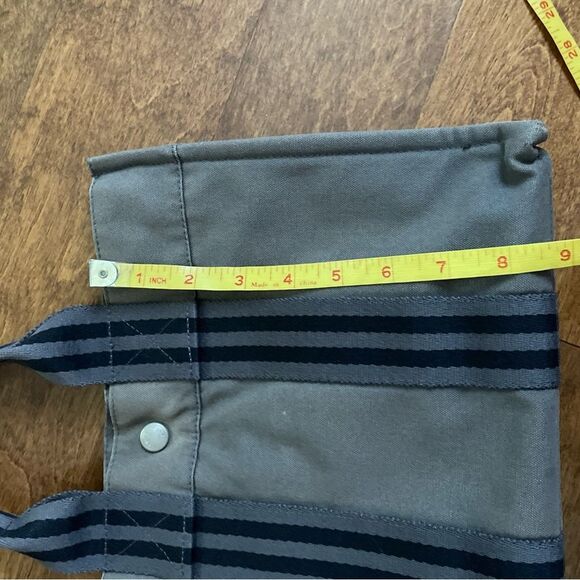Hermes Canvas PM Herline Tote Grey - Picture 7 of 15